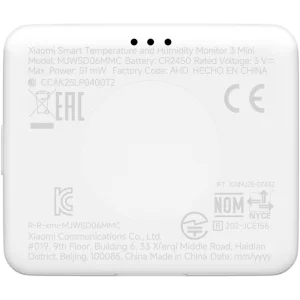 Датчик температури і вологості Xiaomi 3 Mini White (QBH4312GL) EU