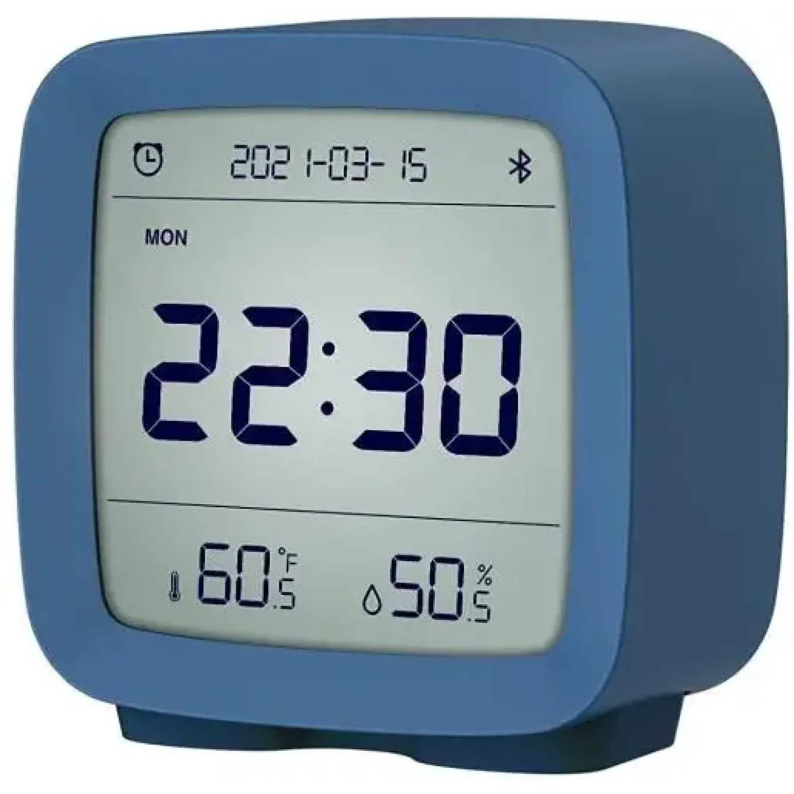 Часы с метеопоказателями Xiaomi Qingping Bluetooth Alarm Clock (CGD1) Blue