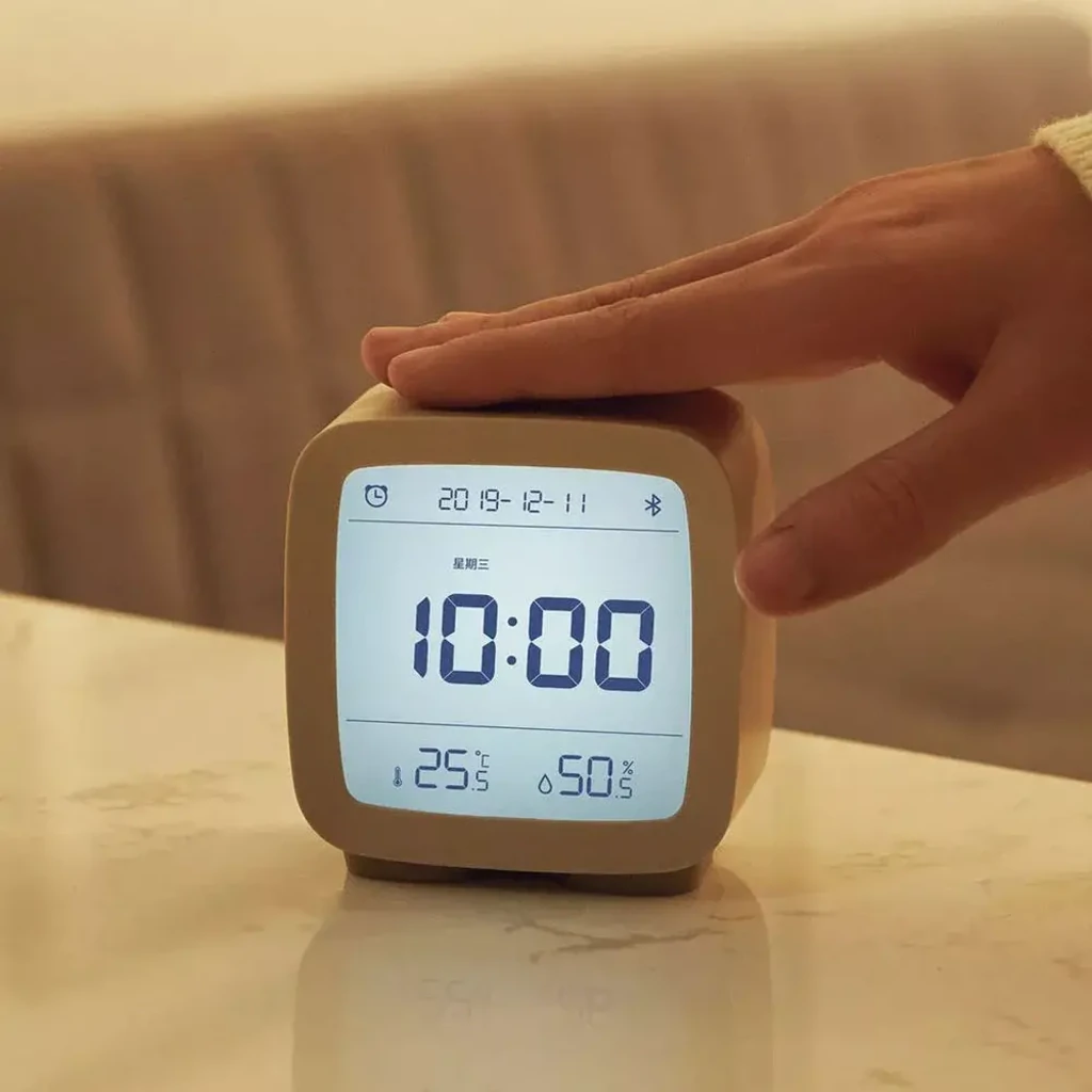 Годинник з метеопоказниками Xiaomi Qingping Bluetooth Alarm Clock (CGD1) Blue