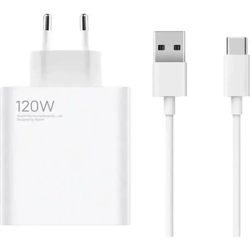 Мережевий зарядний пристрій Xiaomi Mi 120W Charger + USB Type-C Cable White (MDY-13-EE, BHR6034EU)