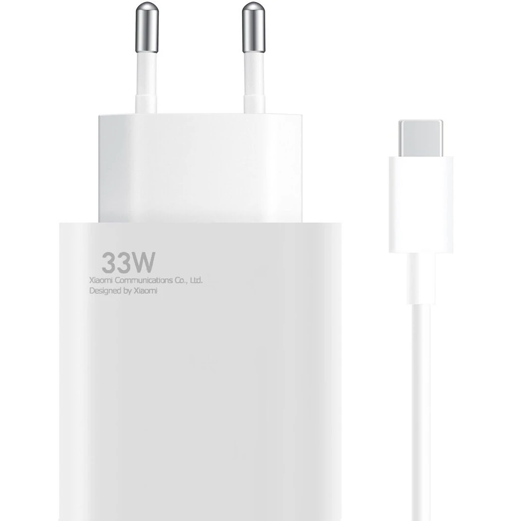 Мережевий зарядний пристрій Xiaomi 33W Charging Combo Type-A White + USB-C Cable (BHR6039EU) EU
