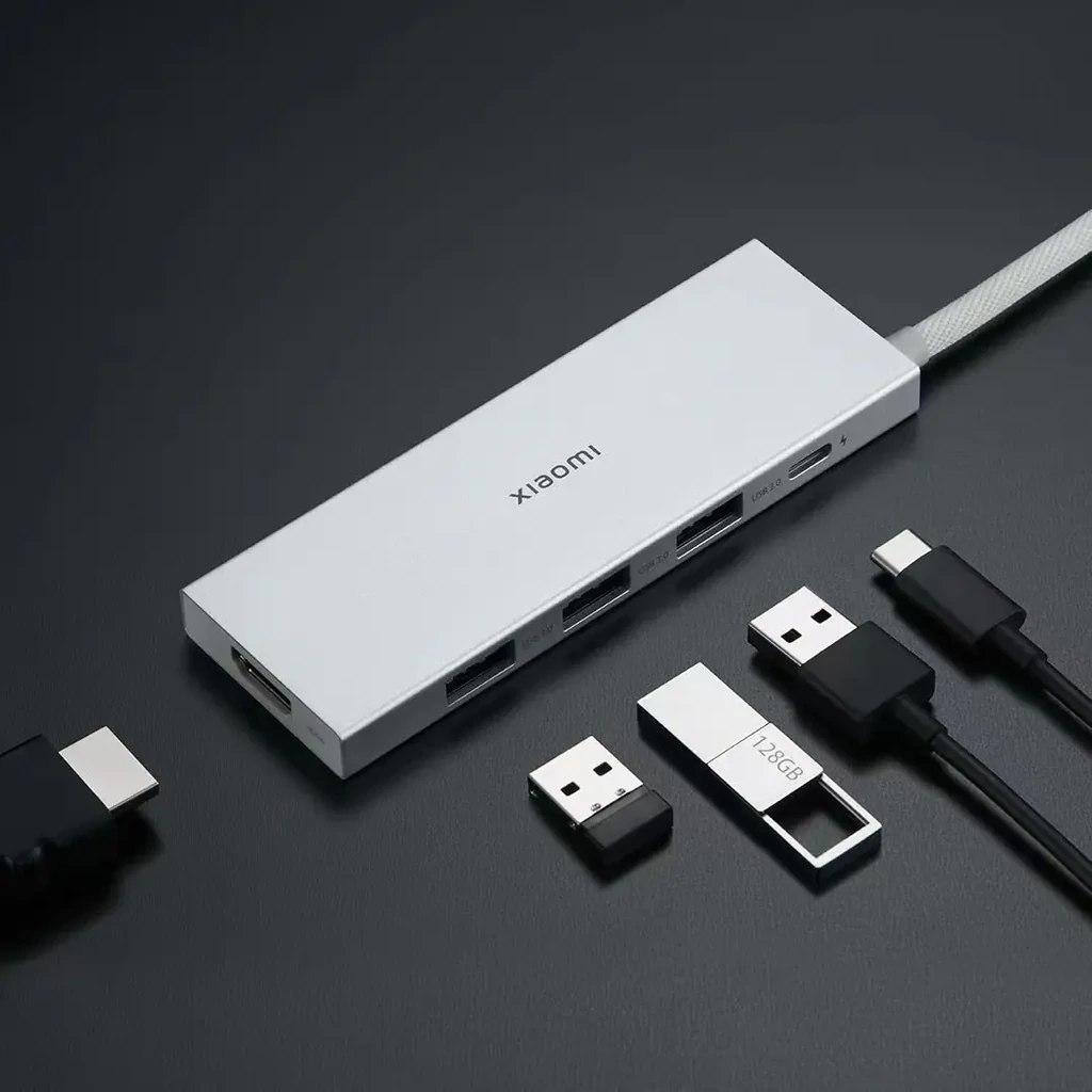 Переходник Xiaomi Type-C 5-in-1 Docking Station (XMDS05YM, BHR6812CN)