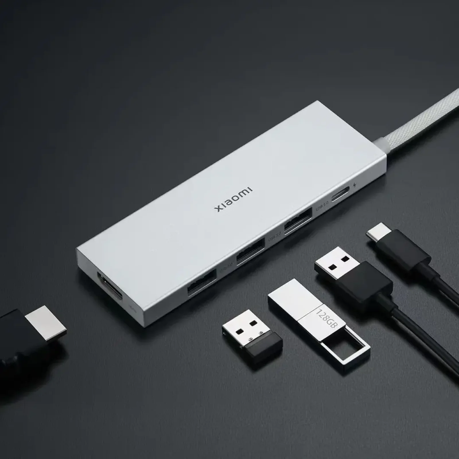 Переходник Xiaomi Type-C 5-in-1 Docking Station (XMDS05YM, BHR6812CN)