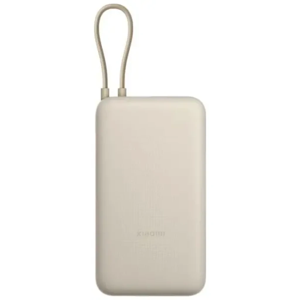 Зовнішній акумулятор Xiaomi 20000mAh 33W Integrated Cable Beige (BHR8851GL) EU