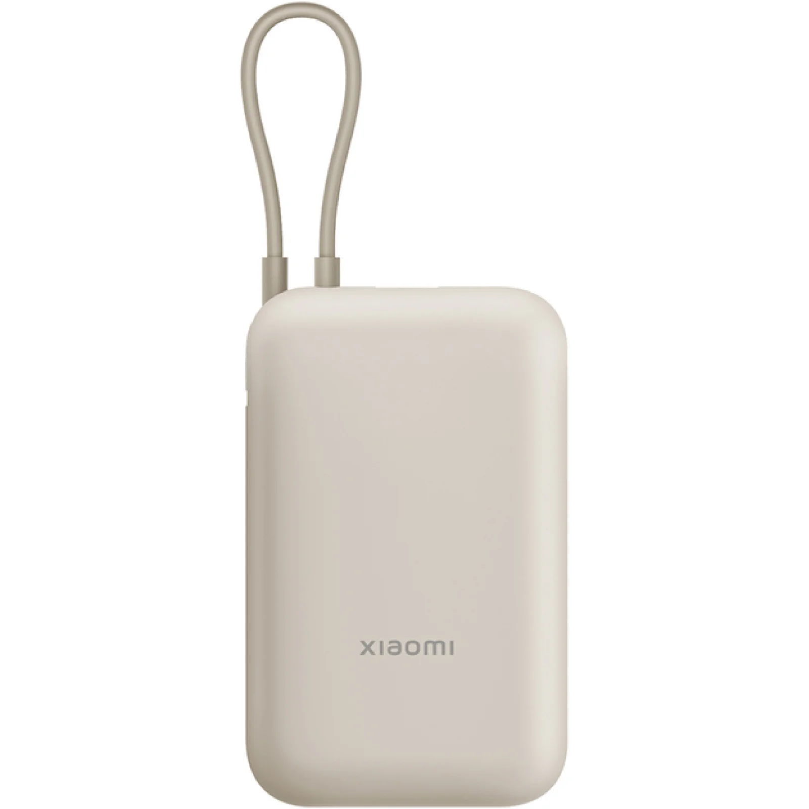 Зовнішній акумулятор Xiaomi 10000mAh 22.5W Integrated Cable Beige (BHR9072GL) EU