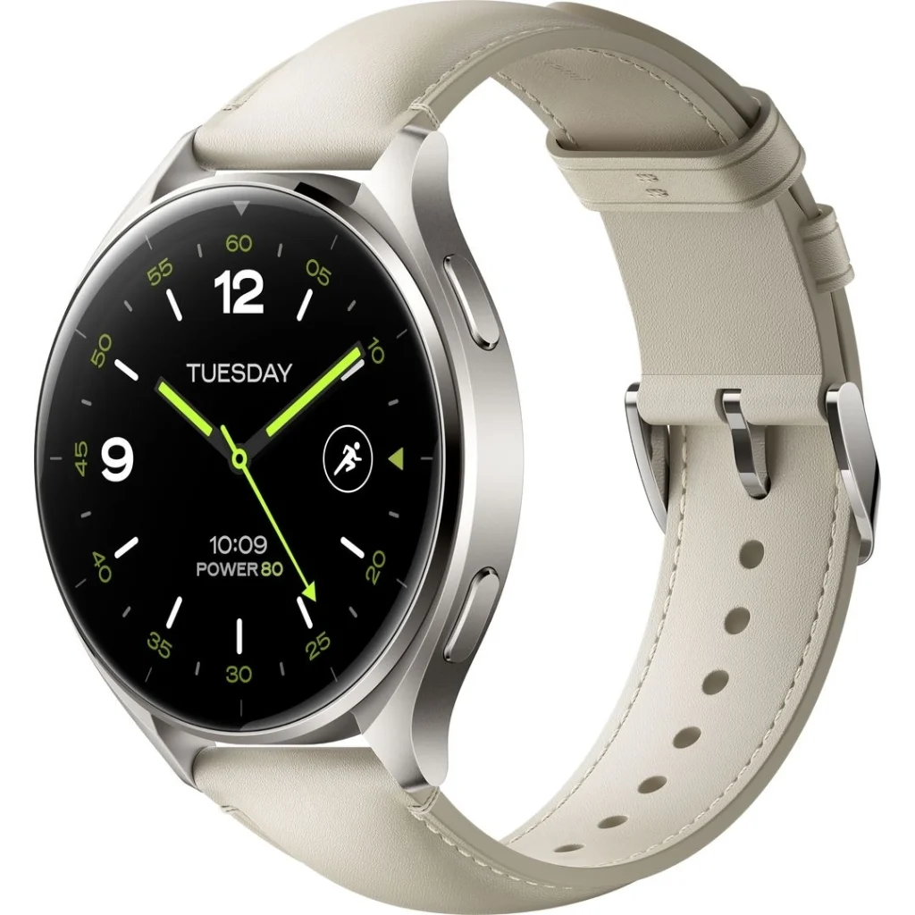 Смарт-годинник Xiaomi Watch 2 Titan Gray Case with White Leather Strap (BHR9306GL) EU