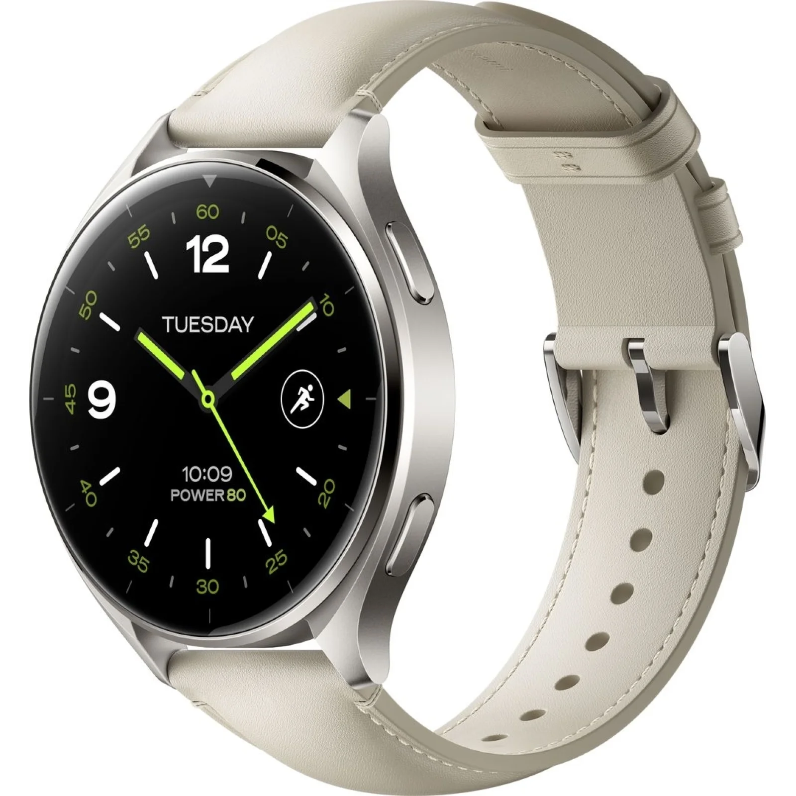 Смарт-годинник Xiaomi Watch 2 Titan Gray Case with White Leather Strap (BHR9306GL) EU