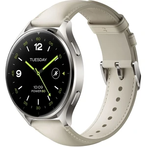 Смарт-годинник Xiaomi Watch 2 Titan Gray Case with White Leather Strap (BHR9306GL) EU