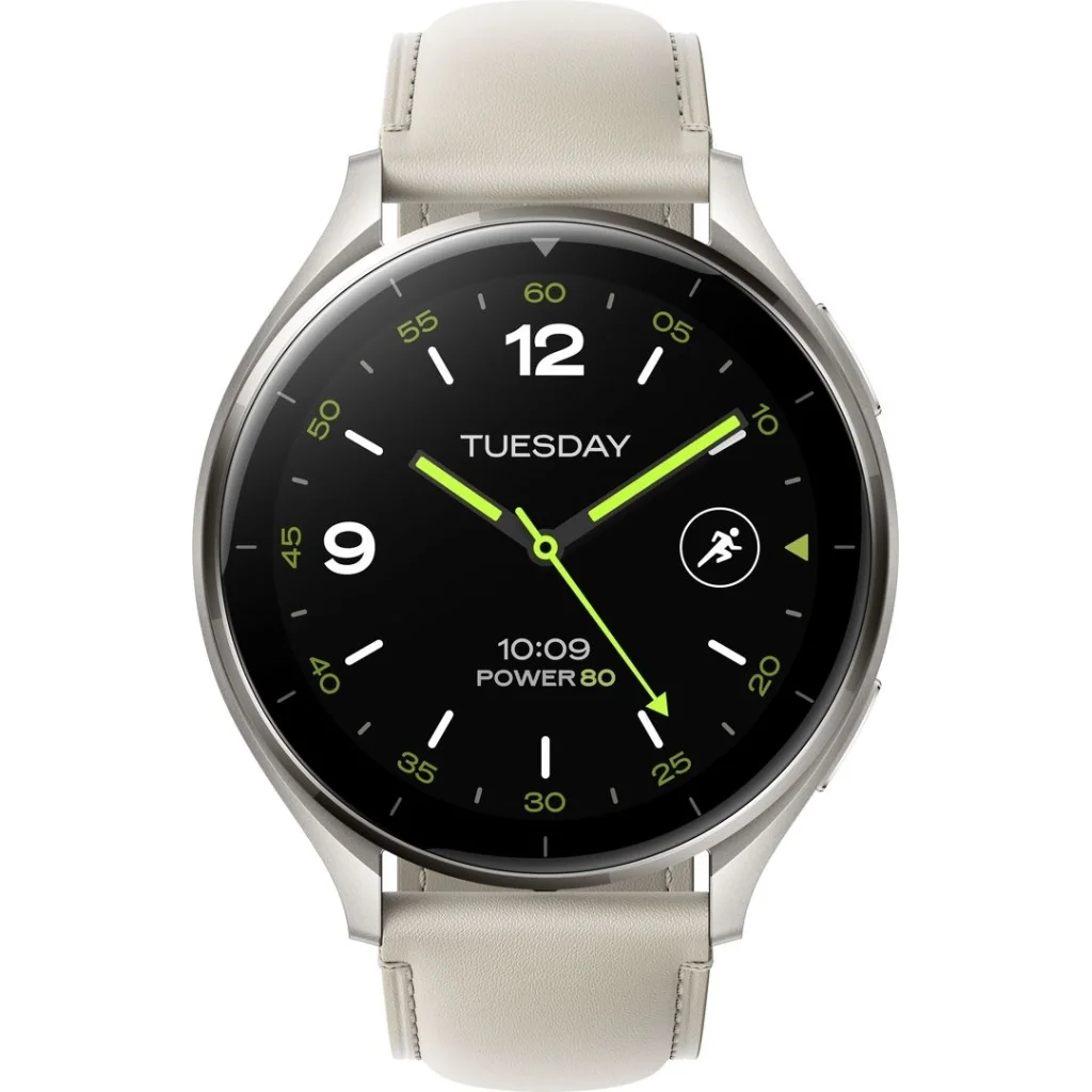 Смарт-годинник Xiaomi Watch 2 Titan Gray Case with White Leather Strap (BHR9306GL) EU