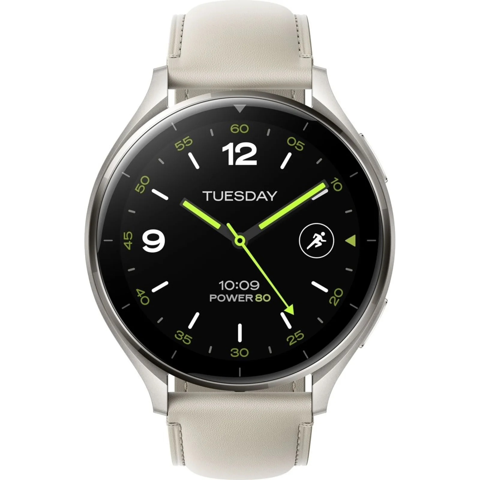 Смарт-годинник Xiaomi Watch 2 Titan Gray Case with White Leather Strap (BHR9306GL) EU