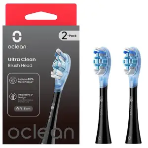 Насадка для зубной щетки Oclean X10/XPro/X/One/SE/Air/Z1 Ultra Clean Head Black (2 шт) (UC02 B02)