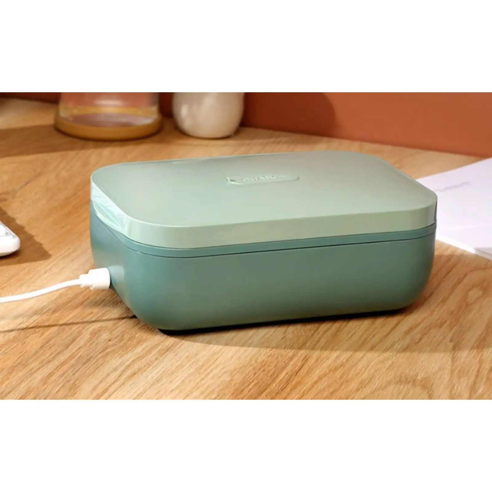 Ланч-бокс з підігрівом Xiaomi Quange Electric Lunch Box DFH-100 Green Bamboo (3176510)