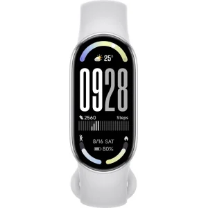 Колір ремінця: Сірий - Фітнес-браслет Xiaomi Smart Band 10 Glacier Silver (BHR07PSGL)