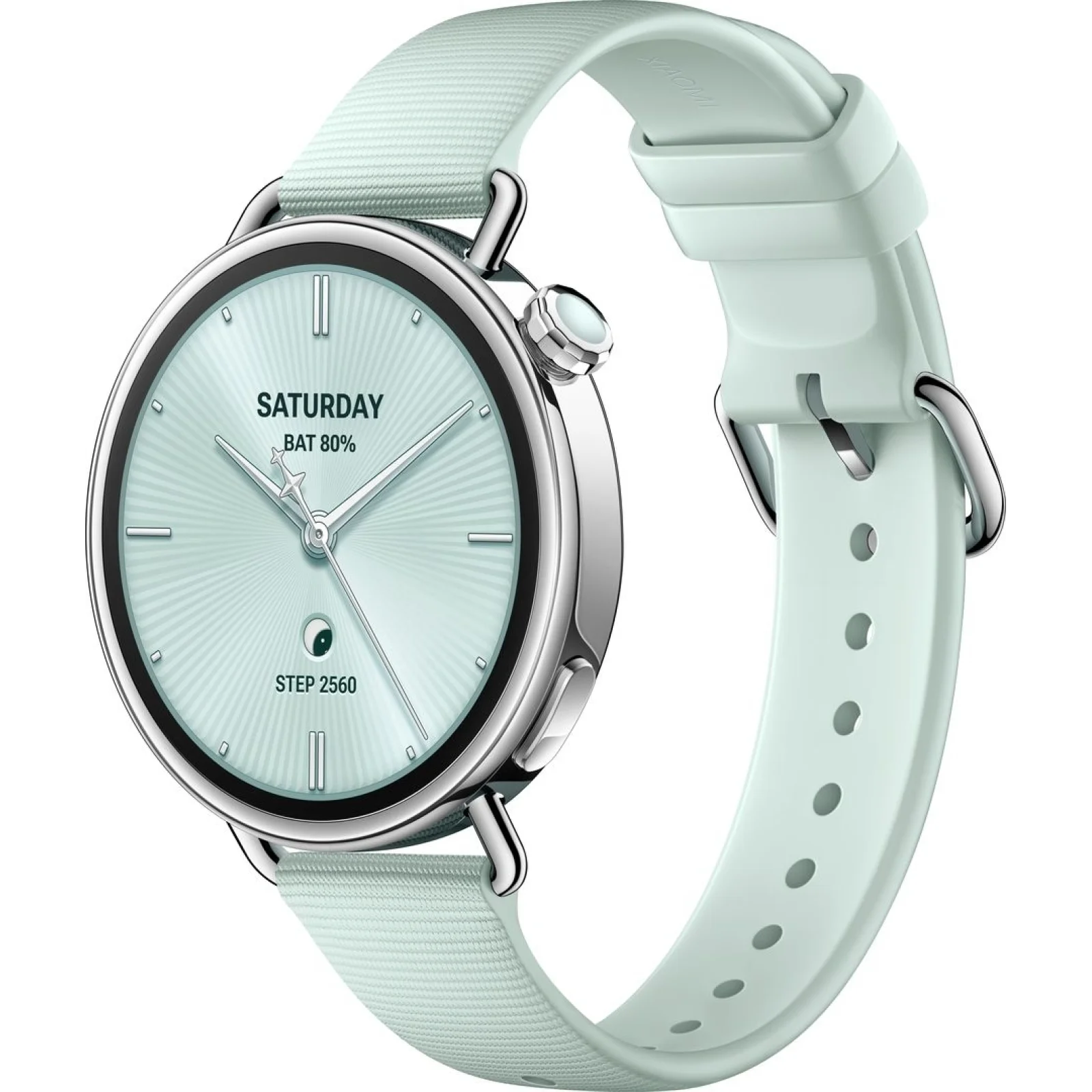 Смарт-годинник Xiaomi Watch S4 41mm Fluororubber Strap Mint Green (BHR080CGL) EU