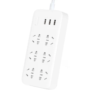 Удлинитель Xiaomi Power Strip Quick Charger 2.0 (6 + 3 USB) White (Р29350) CN