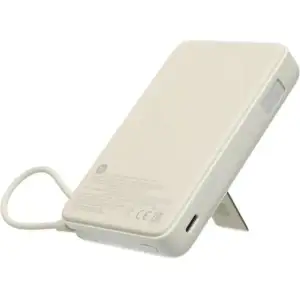 Зовнішній акумулятор Xiaomi Magnetic 10000 mAh with Built-in Stand Beige (BHR08PBGL) UA