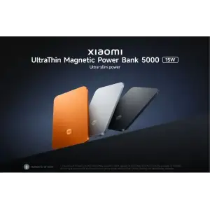 Зовнішній акумулятор Xiaomi Magnetic UltraThin 5000mAh 15W Graphite Black (BHR0913GL) UA
