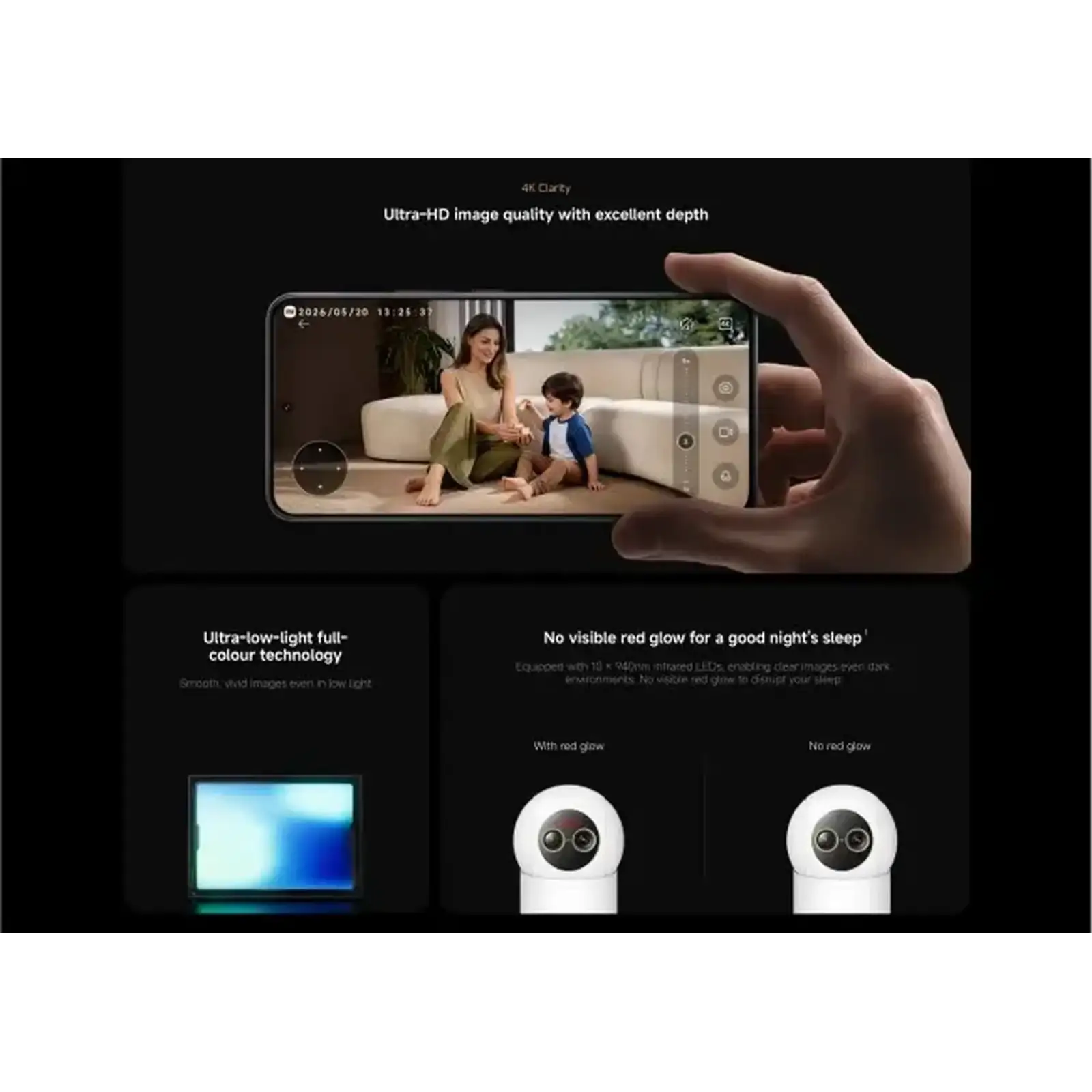IP-камера відеоспостереження Xiaomi Smart Camera C701 Pro (BHR095HEU) UA