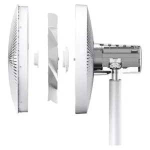 Вентилятор підлоговий Xiaomi Mi Smart Standing Fan 2 White (BHR4828GL)
