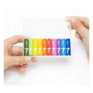 Батарейка CUKTECH Rainbow AAA Alkaline (B07) 10шт/бл