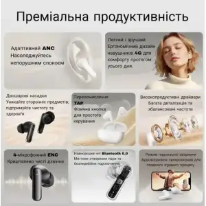 Наушники Haylou HQ5 TWS Black