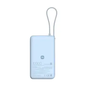 Зовнішній акумулятор Xiaomi 10000mAh 67W (Integrated Cable) (BHR08NZGL) блакитний UA