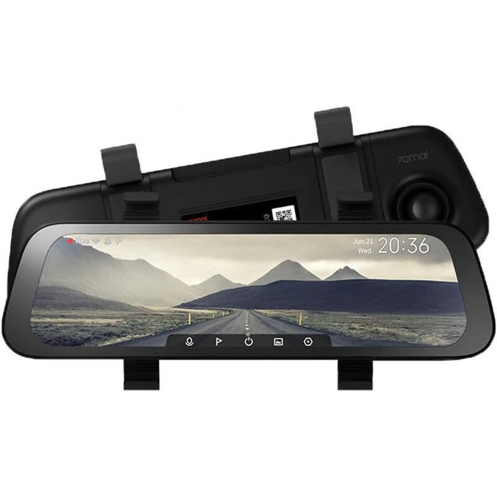 Видеорегистратор Xiaomi 70mai Rearview Mirror Dash Cam Wide D07 (MidriveD07)