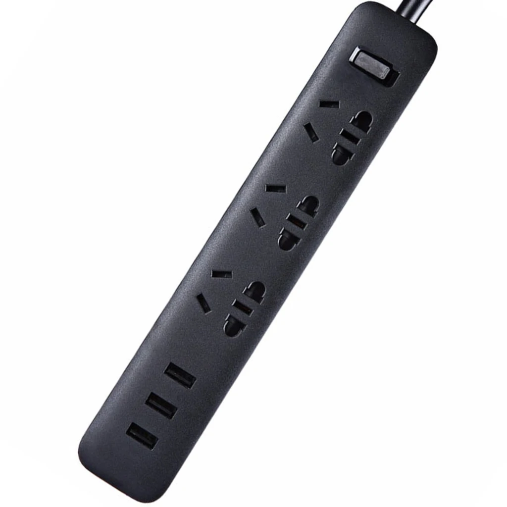 Мережевий подовжувач Xiaomi Power Strip 3 розетки + 3 USB Black (NRB4002CN, NRB4015CN)