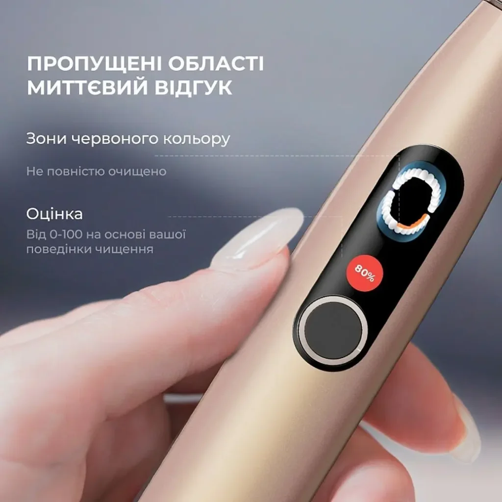 Зубная электрощетка Xiaomi Oclean X Pro Digital Electric Toothbrush Champagne Gold