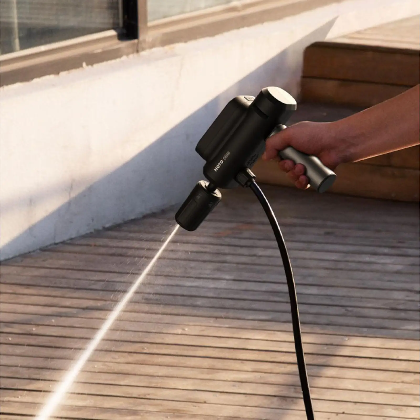 Автомийка високого тиску Xiaomi Youpin Hoto Folding Car Washing Mashine Black (HOE0006CN)