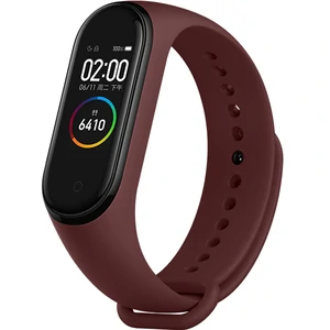 Колір: Бордовий - Спортивний браслет Xiaomi Mi Smart Band 4 Red (MGW4050CN)