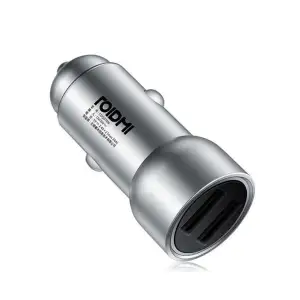 АЗП Xiaomi Roidmi Dual USB Car Charger С1 2USB Silver (1A100CNA/1A100OVA) UA