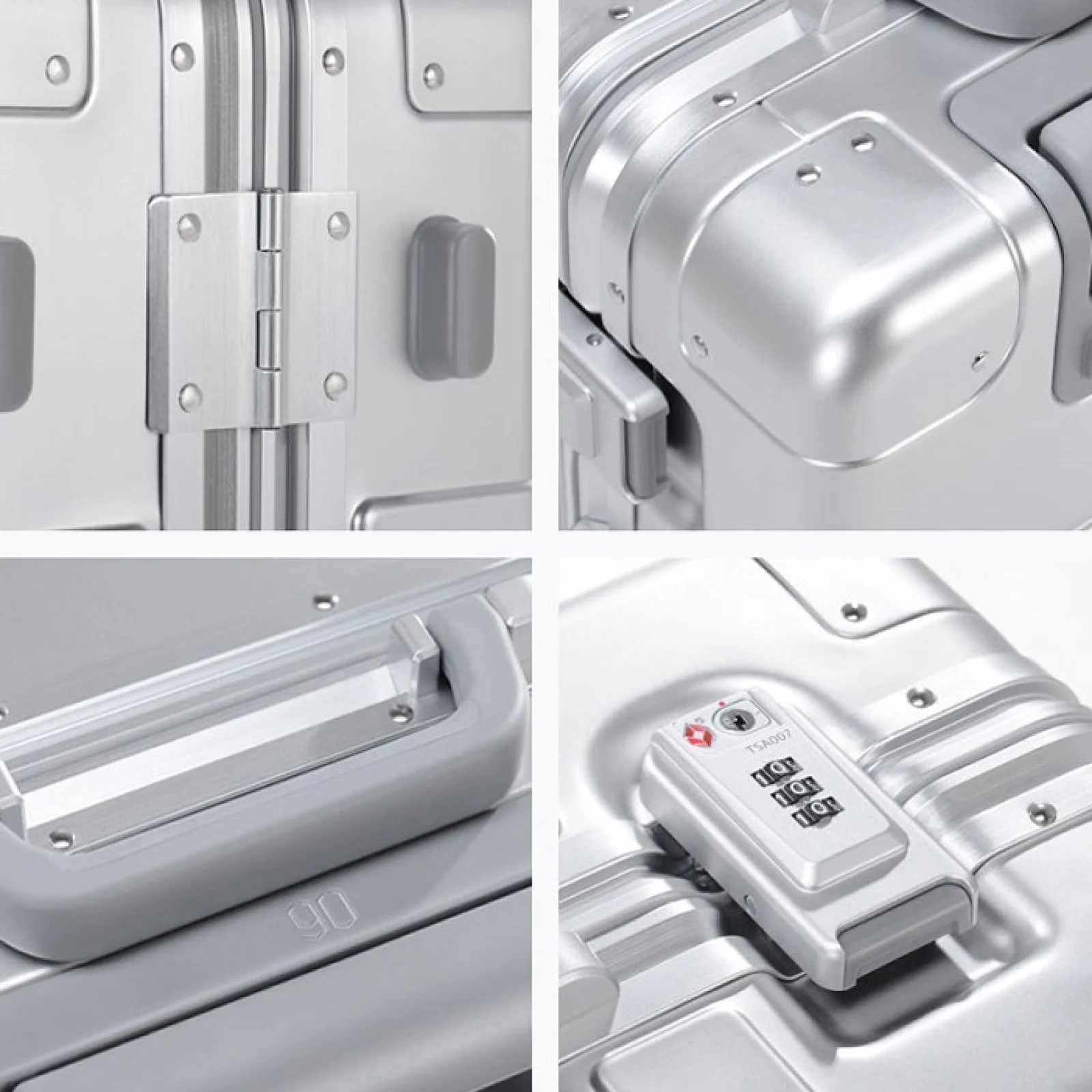 Чемодан Xiaomi RunMi 90 Points Metal Suitcase Silver 20