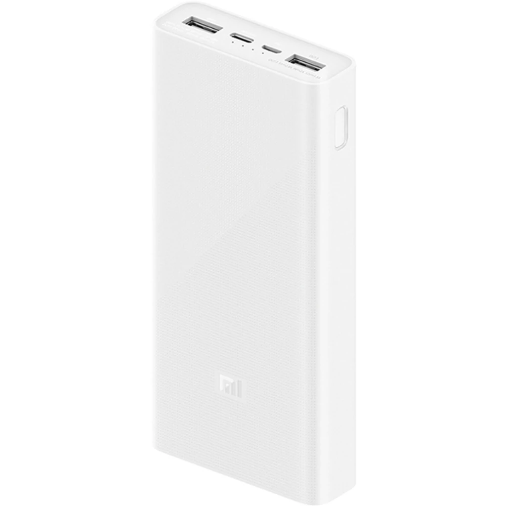 Внешний аккумулятор Xiaomi Mi Power Bank 3 20000 mAh (2USB+Type-C) White (PLM18ZM) (VXN4258CN) UA