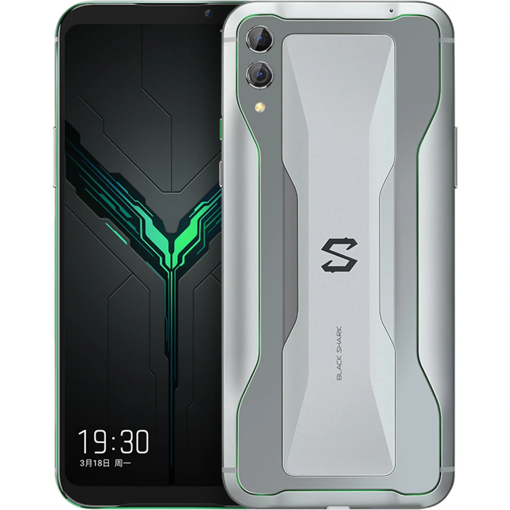 Смартфон Xiaomi Black Shark 2 12/256Gb Silver EU + Left-side Gamepad + Left-side Gamepad Stand with Type-C Earphone