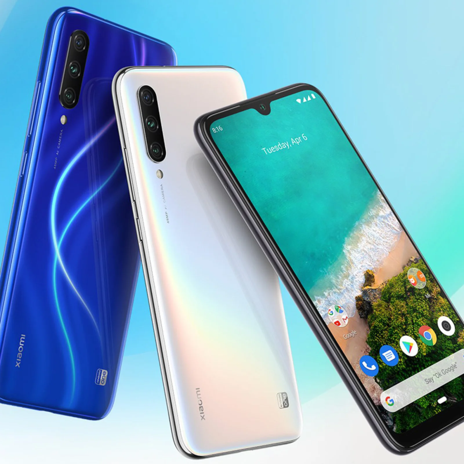 Смартфон Xiaomi Mi A3 4/128Gb Blue EU