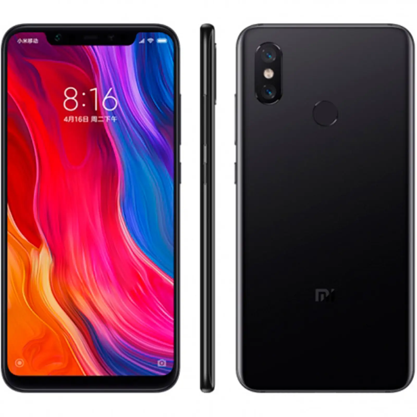 Смартфон Xiaomi MI 8 6/64Gb Black EU