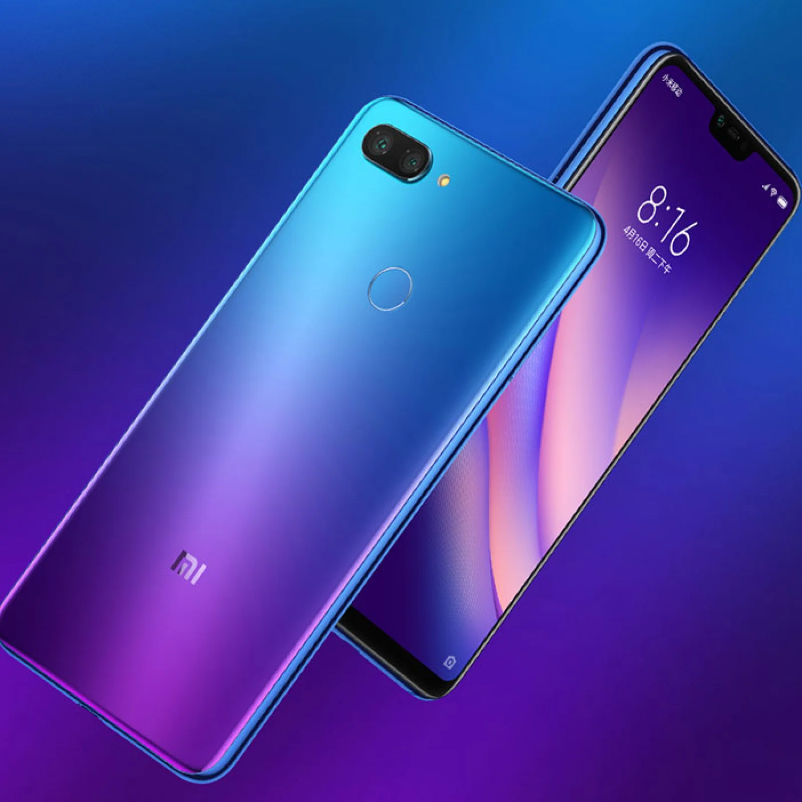 Смартфон Xiaomi MI8 Lite 4/64Gb Aurora Blue EU