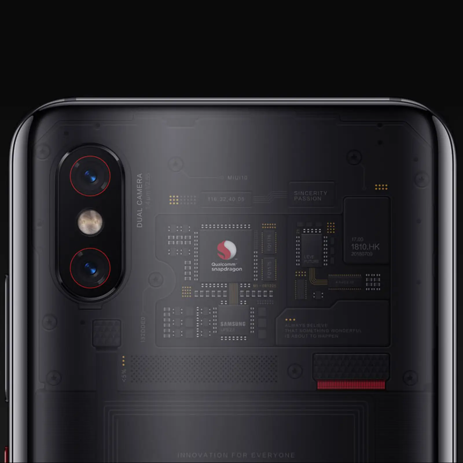 Смартфон Xiaomi MI8 Pro 8/128Gb Transparent Black UA