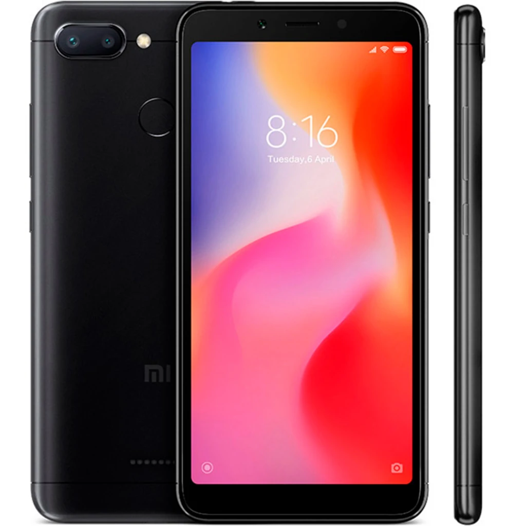 Смартфон Xiaomi Redmi 6 3/64GB Black UA
