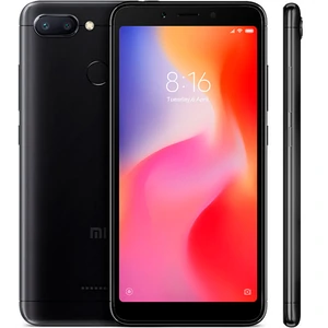 Цвет: Черный - Смартфон Xiaomi Redmi 6 3/64GB Black UA