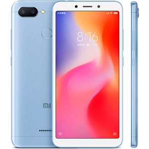 Цвет: Голубой - Смартфон Xiaomi Redmi 6 4/64GB Blue UA