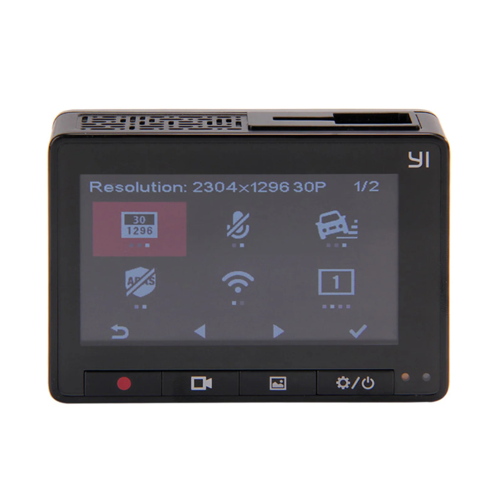 Відеореєстратор YI Smart Dash Camera Gray EU