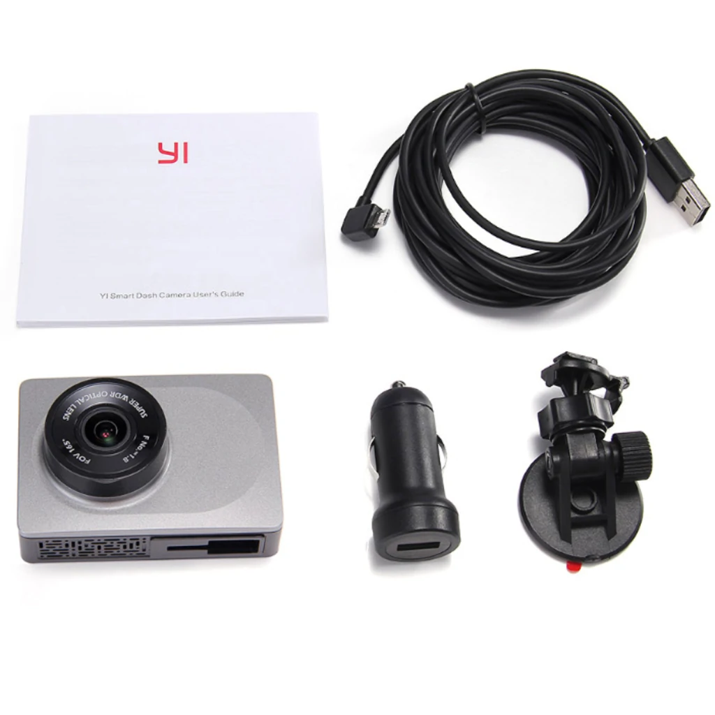 Видеорегистратор YI Smart Dash Camera Gray EU