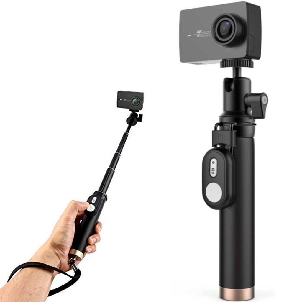Экшн-камера Xiaomi YI 4K Action Camera Black KIT (Selfie Stick + Bluetooth Remote) Int.Version (YI-90008) UA