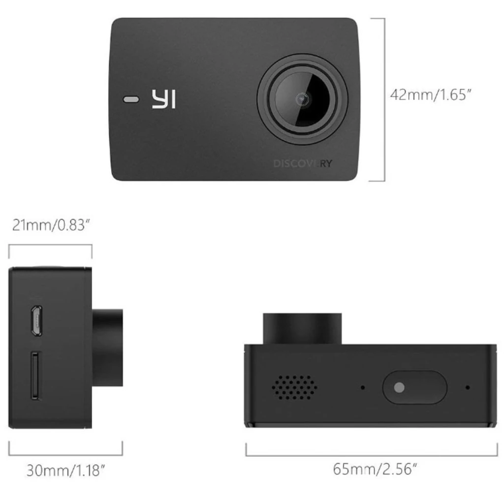 Экшн-камера YI Discovery 4K Action Camera Black (YAS.2217) UA