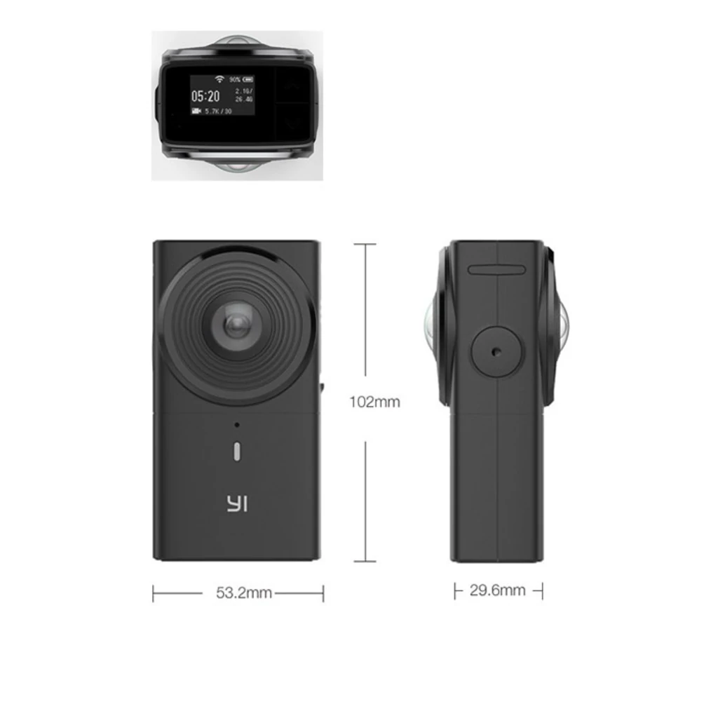 Экшн-камера YI VR 360 International Version Black (YI-96003) UA