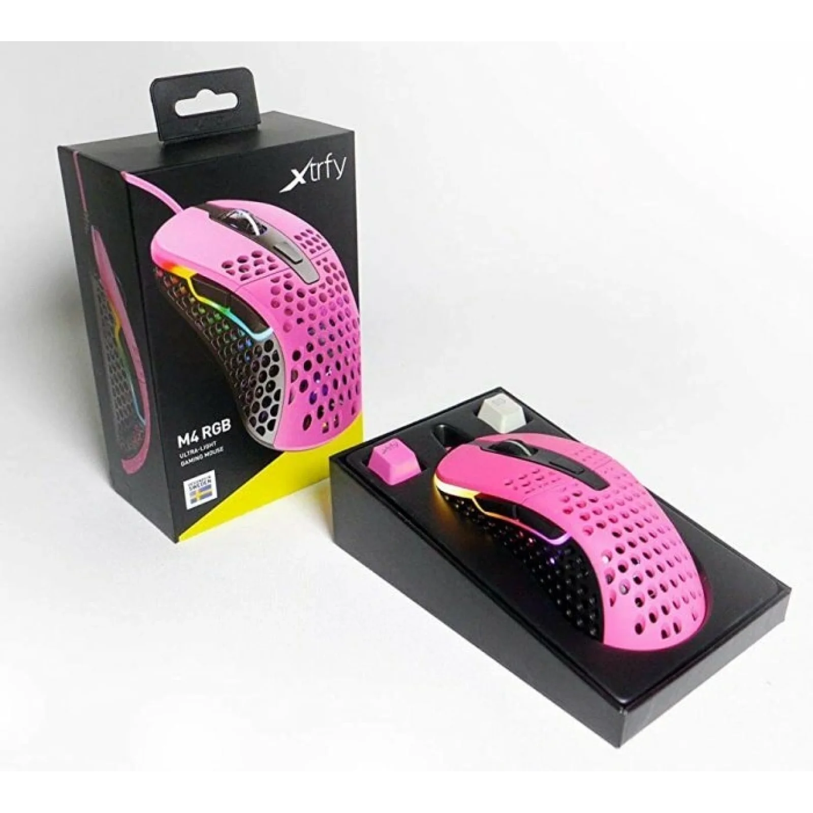 Миша Xtrfy M4 USB-A RGB Pink (XG-M4-RGB-PINK) UA