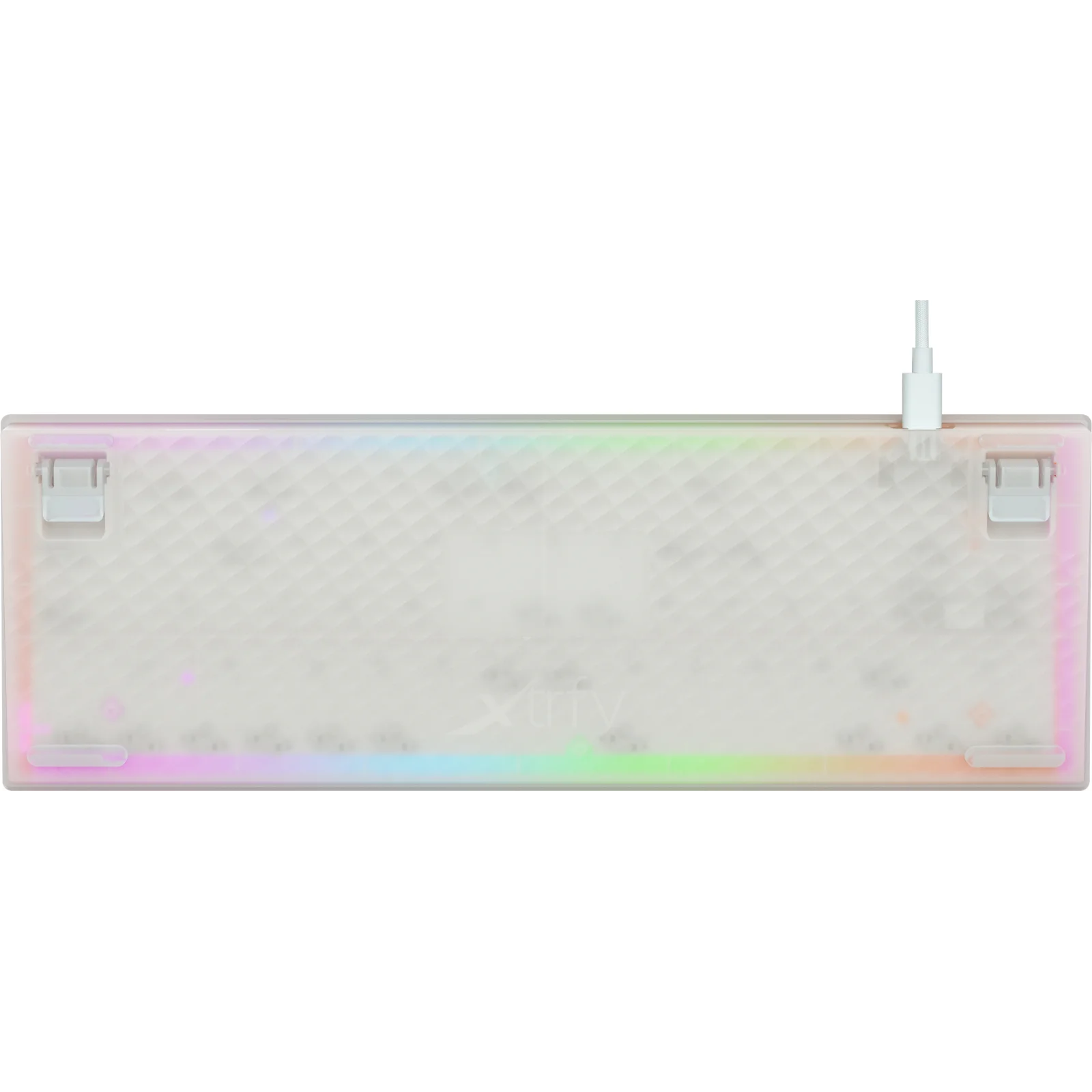 Клавиатура Xtrfy K5 Kailh Red RGB White (K5-RGB-CPT-TPWHITE-R-UKR) UA