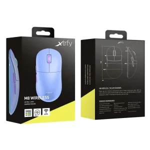 Мышь Xtrfy M8 RGB WIRELESS Frosty Purple (M8W-RGB-PURPLE) UA